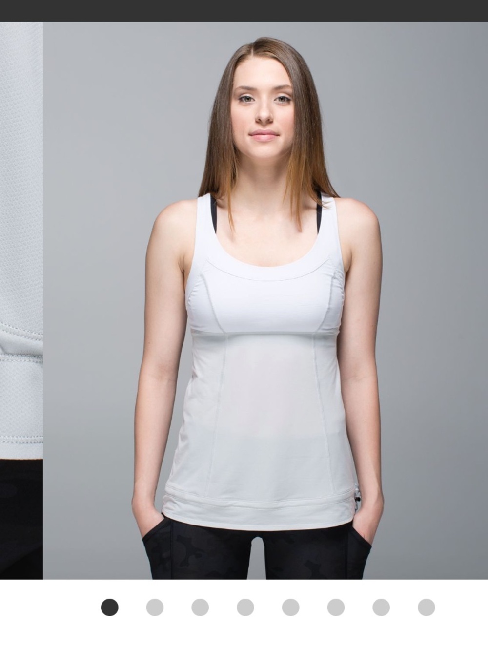 Lululemon Run: Ta Ta Topper
Silver Spoon / Wee Stripe White Silver Spoon / White